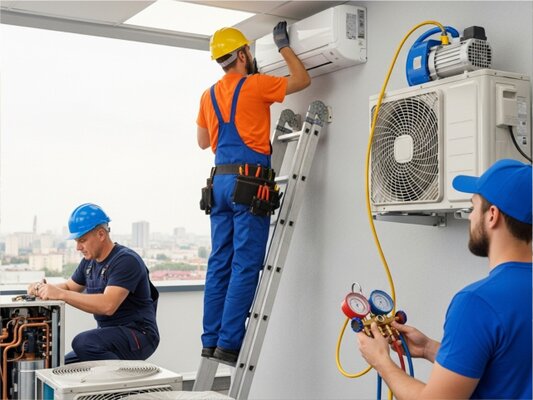 Climatización con aire acondicionado